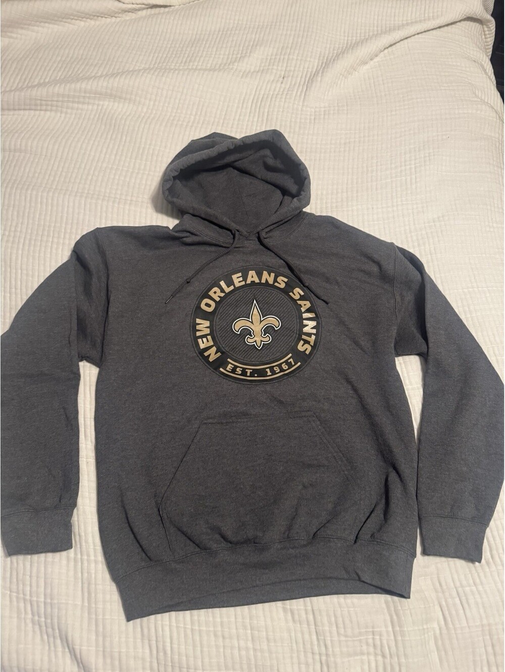 New Orleans Saints Authentic NFL Football Men’s Hoodie Sweatshirt Size Medium